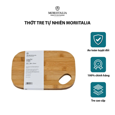 Thớt tre Moriitalia kháng khuẩn bền đẹp chịu nhiệt tốt THOT00008037