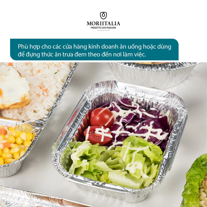 Khay nhôm Annapurna tiện dụng có nắp đậy Moriitalia 0003056