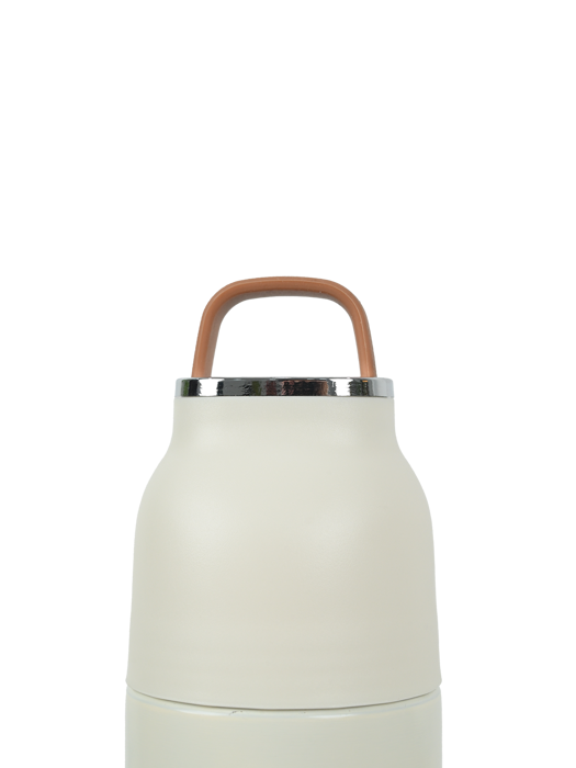 Bình giữ nhiệt chân không La Fonte có nắp quai xách nhỏ xinh 350ml-010238-BEI