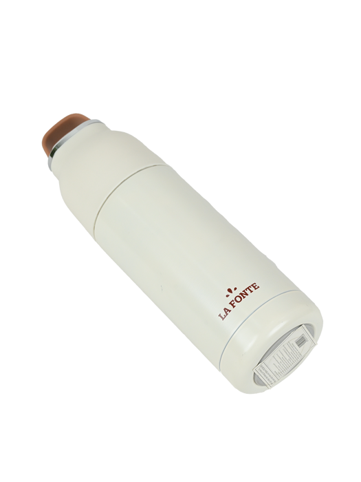 Bình giữ nhiệt chân không La Fonte có nắp quai xách nhỏ xinh 350ml-010238-BEI