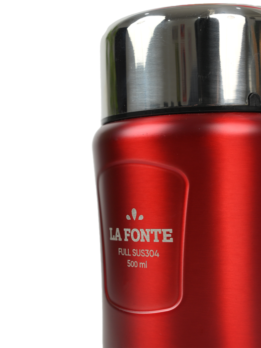 Bình đựng thực phẩm giữ nhiệt 500ml LaFonte 011044-RED