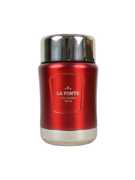 Bình đựng thực phẩm giữ nhiệt 500ml LaFonte 011044-RED
