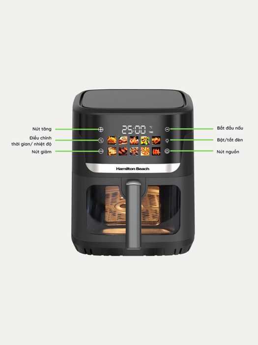 Nồi Chiên Không Dầu SmartCook Hamilton Beach 6.5L - 000420