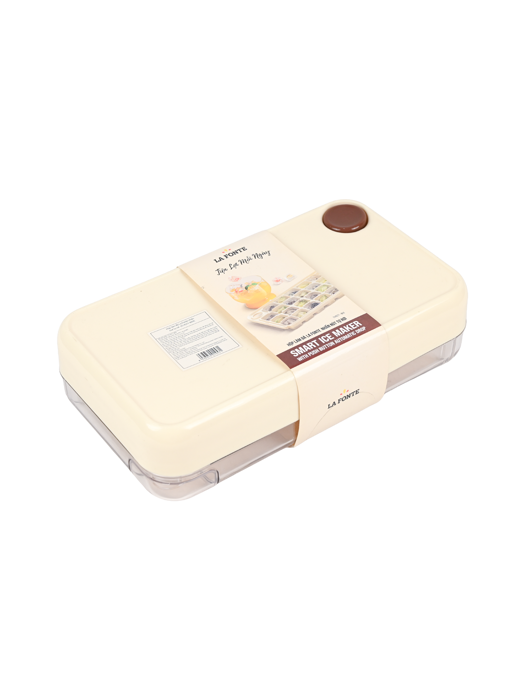 Hộp làm đá La Fonte nhấn nút tự rơi (014571-WHI)