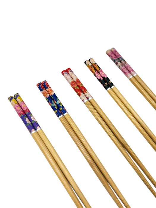 Đũa tre Nhật Bản vỉ 5 đôi Kokusai 22.5cm NDCK-05E