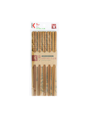 Đũa gỗ Nhật Bản vỉ 5 đôi KOKUSAI NDCK-21A