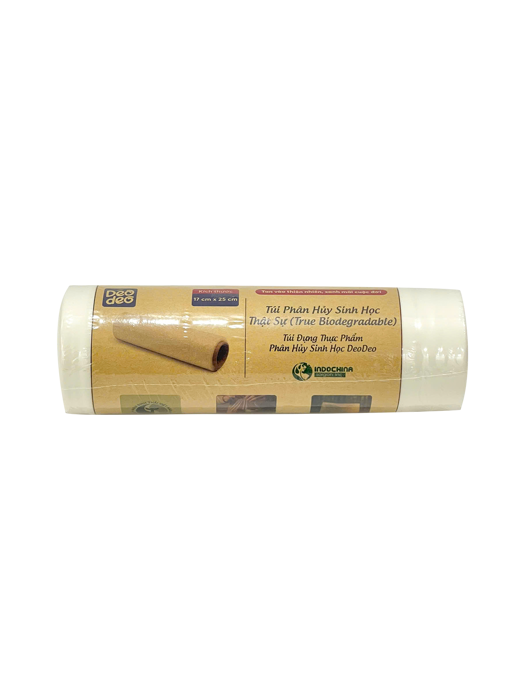 Túi phân hủy sinh học thật sự (Túi đựng thực phẩm Deodeo 17cm x 25 cm – 300g) - TDTP00000635