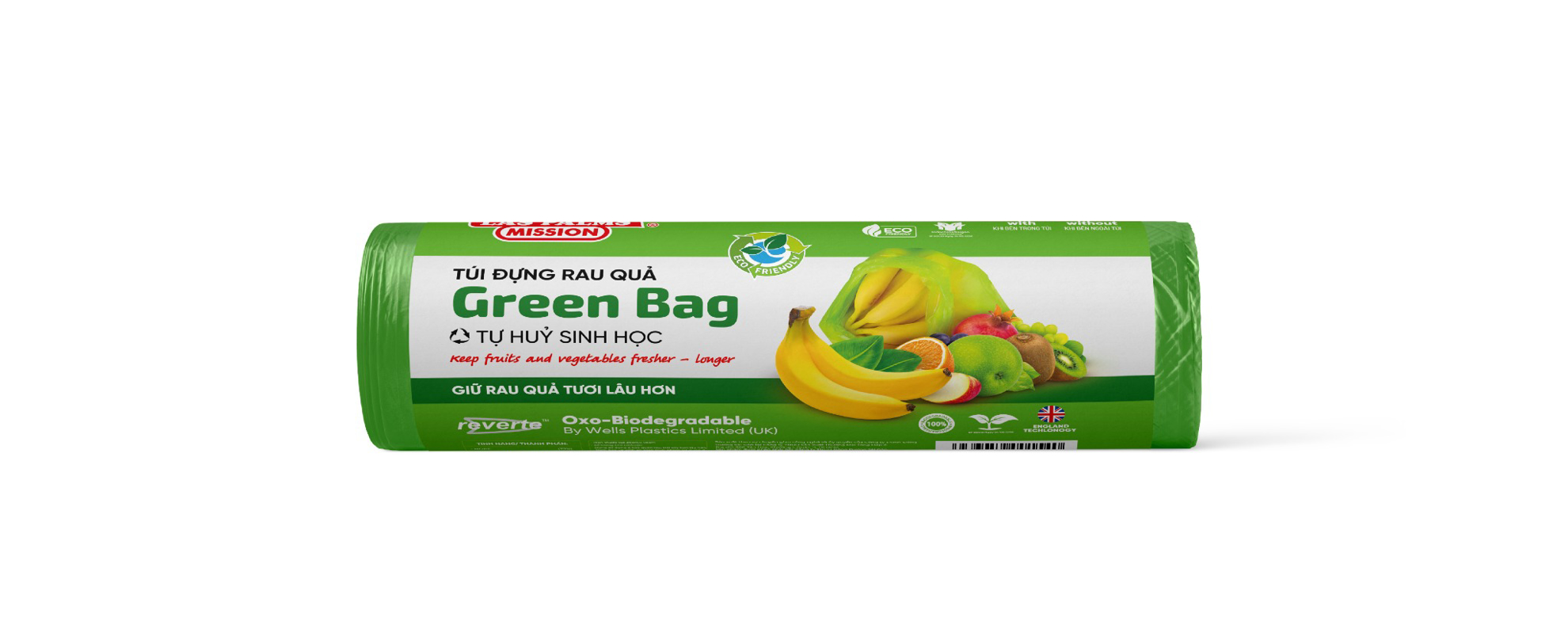 Túi Đựng Rau Quả Laspalm 25cmx35cmx250 túi