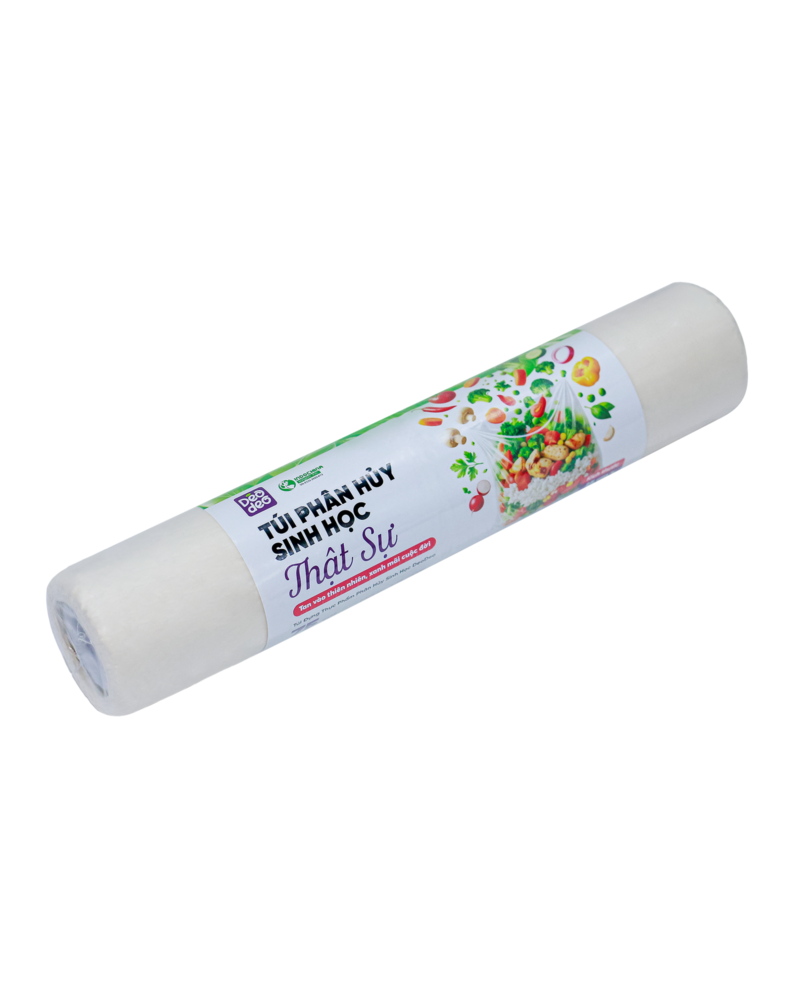 Túi phân hủy sinh học thật sự (Túi đựng thực phẩm Deodeo 25 cm x 35 cm - 300g)- TDTP00000642