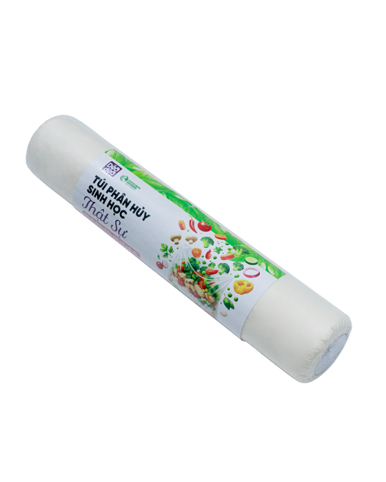 Túi phân hủy sinh học thật sự (Túi đựng thực phẩm Deodeo 25 cm x 35 cm - 300g)- TDTP00000642