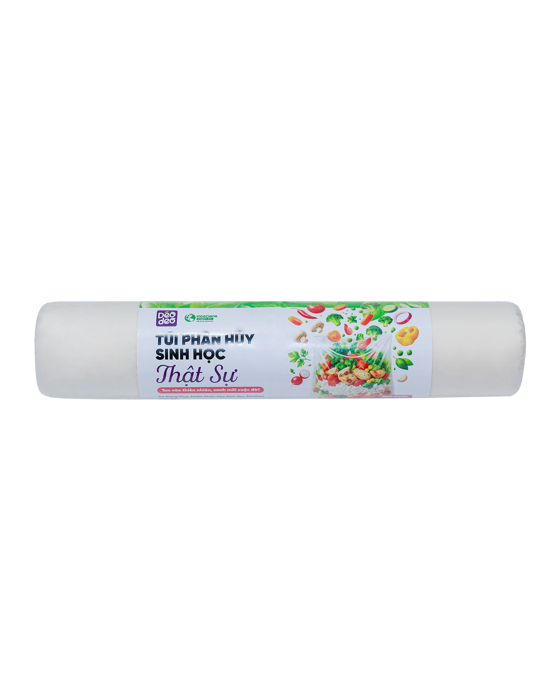 Túi phân hủy sinh học thật sự (Túi đựng thực phẩm Deodeo 25 cm x 35 cm - 300g)- TDTP00000642
