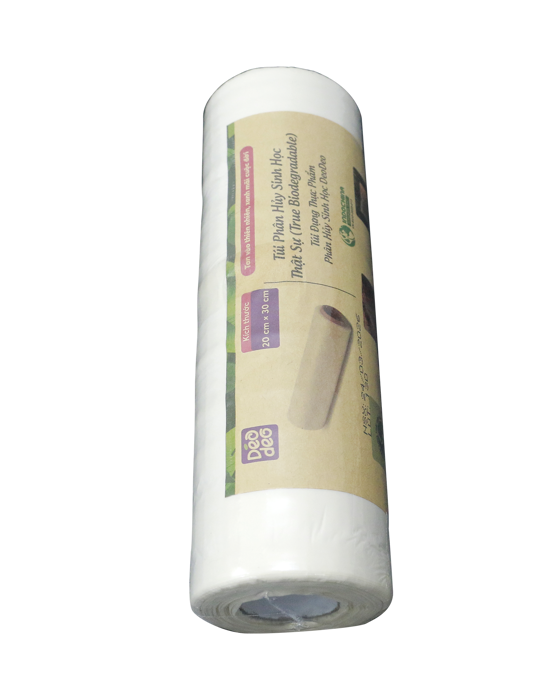 Túi phân hủy sinh học thật sự (Túi đựng thực phẩm Deodeo 20 cm x 30 cm-500 g)-TDTP00001090