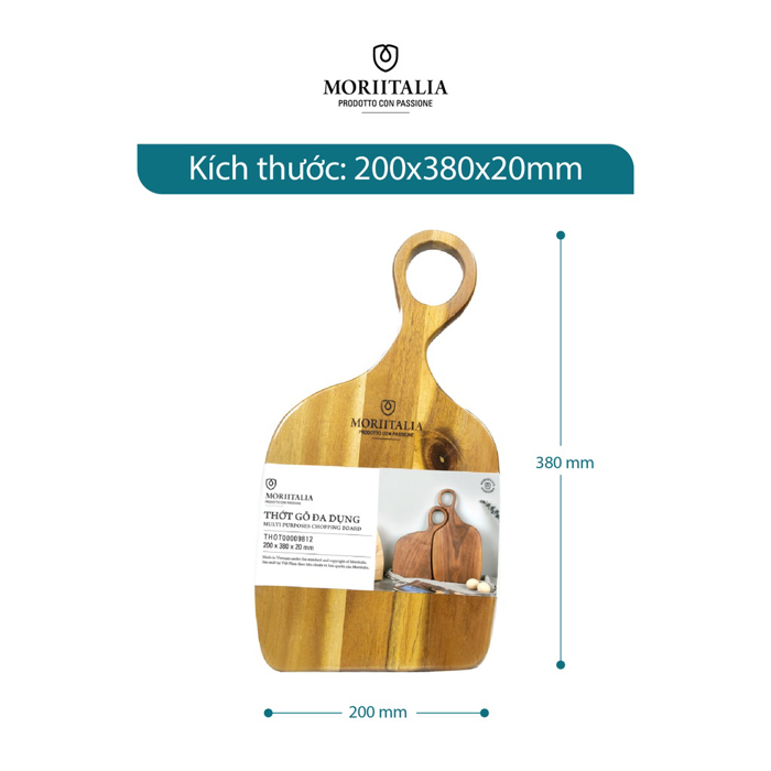 Thớt gỗ Moriitalia đa dụng kháng khuẩn THOT00009812