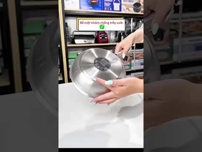 Chảo Inox304 CS ( 20 cm × 5 cm - 095581)