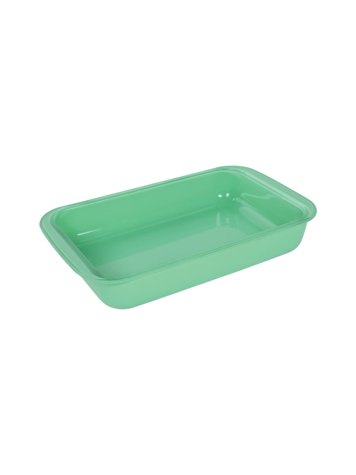 Khay Nướng Thủy Tinh Chịu Nhiệt La Fonte Màu Xanh 1L-017008-GRE