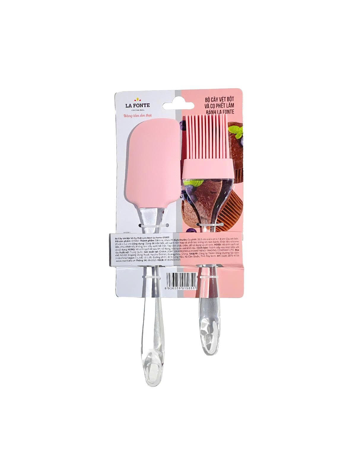Bộ Cây Vét Bột và Cọ Phết Làm Bánh La Fonte-015851