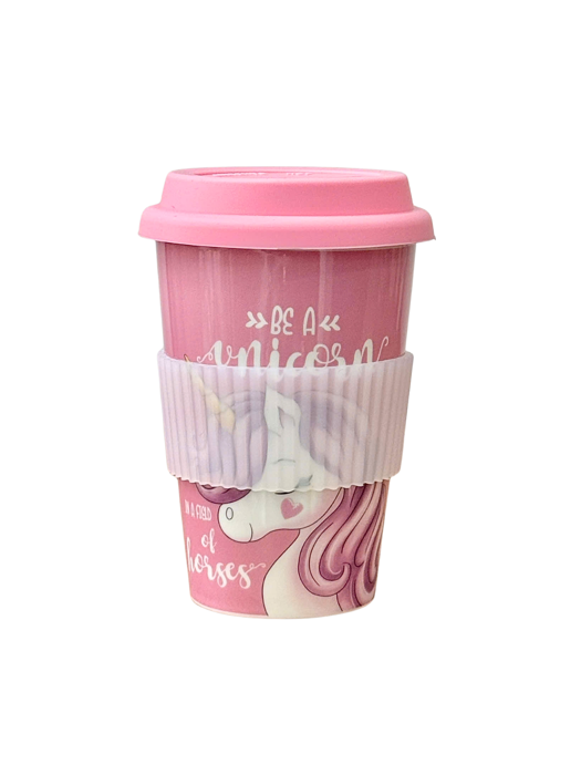 Ly sứ La Fonte có nắp 360ml-015745-PIN