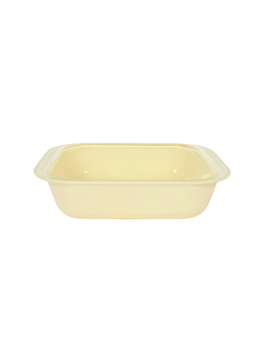 Khay Nướng Thủy Tinh Chịu Nhiệt La Fonte Màu Vàng 1.1L-017039-YEL