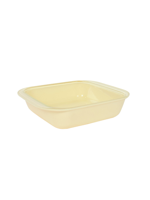 Khay Nướng Thủy Tinh Chịu Nhiệt La Fonte Màu Vàng 1.1L-017039-YEL