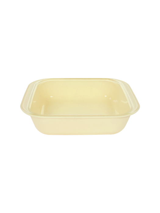Khay Nướng Thủy Tinh Chịu Nhiệt La Fonte Màu Vàng 1.1L-017039-YEL