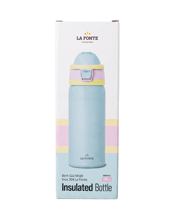 Bình Giữ Nhiệt 720ml Inox 304 La Fonte Minimal – Giữ Nóng Lạnh-005500-BLU