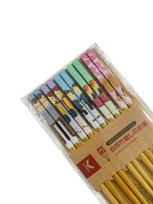 Đũa Tre Nhật Bản Vỉ 5 Đôi Kokusai 22.5cmx7.5mm NDCK-06C