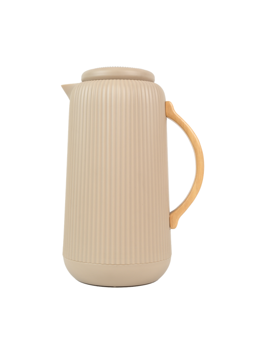 Bình Giữ Nhiệt Chân Không Cán Gỗ La Fonte-1000 ML-014755-BEI