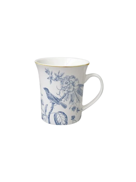 Ly sứ xương cao cấp Moriitalia viền hoa (380ml-014496)