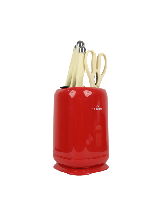 Bộ dao kéo 4 món La Fonte (014557-RED)