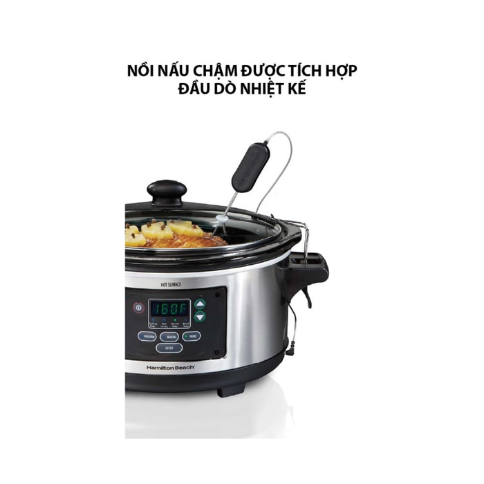 Nồi nấu chậm Hamilton Beach 4.5 lít 33956A-SAU