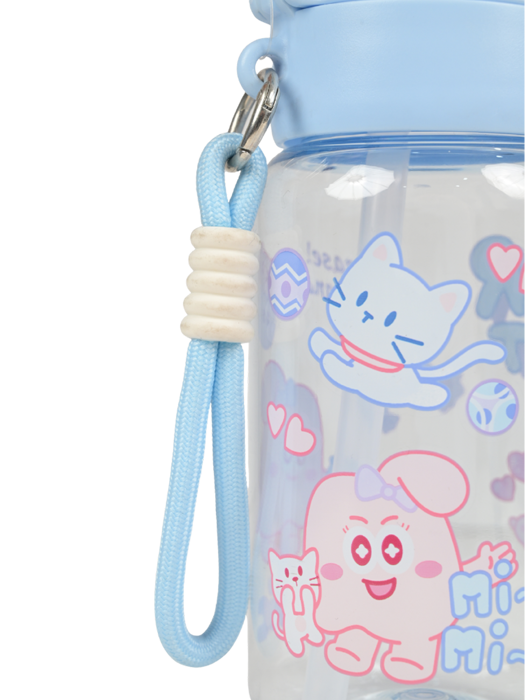 Bình Nước Trẻ Em Có Nắp Bật Lafonte 550ML-000857-BLU