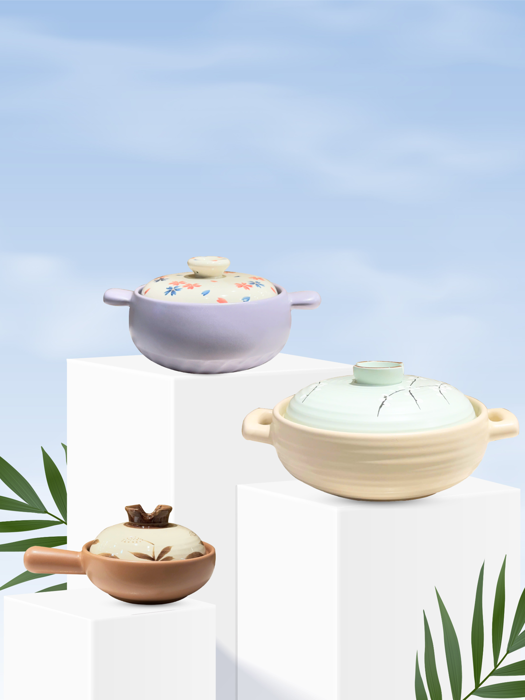 Nồi Sứ Ceramic Delaware Có Tay Cầm 2.5L-015073-PUR