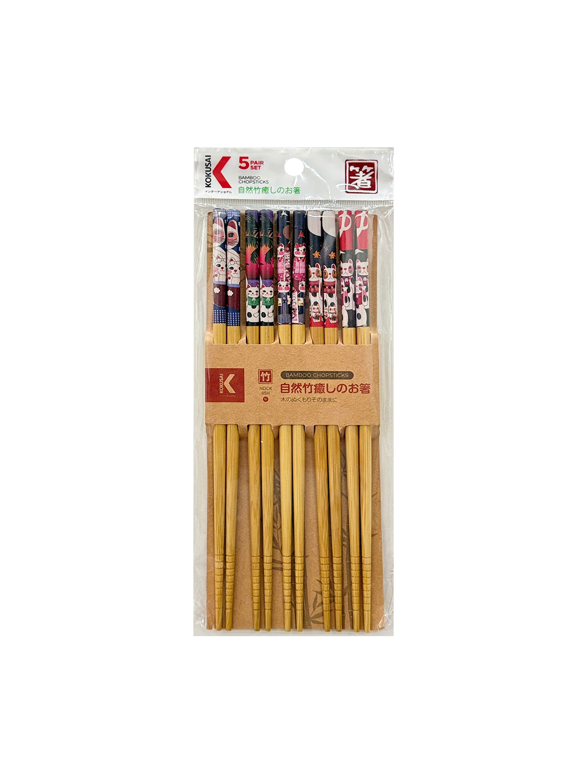 ĐŨA TRE NHẬT BẢN VỈ 5 ĐÔI KOKUSAI 22.5cmx7mm - NDCK-05H