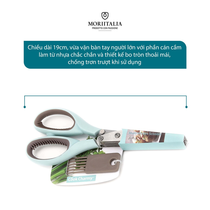 Kéo 5 lưỡi La Fonte đa dụng siêu bén không gỉ chính hãng Moriitalia 006538