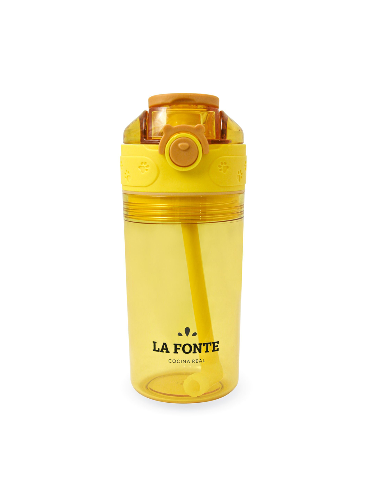 Bình nước thể thao 2 tầng La Fonte 450ml - 004091-YEL