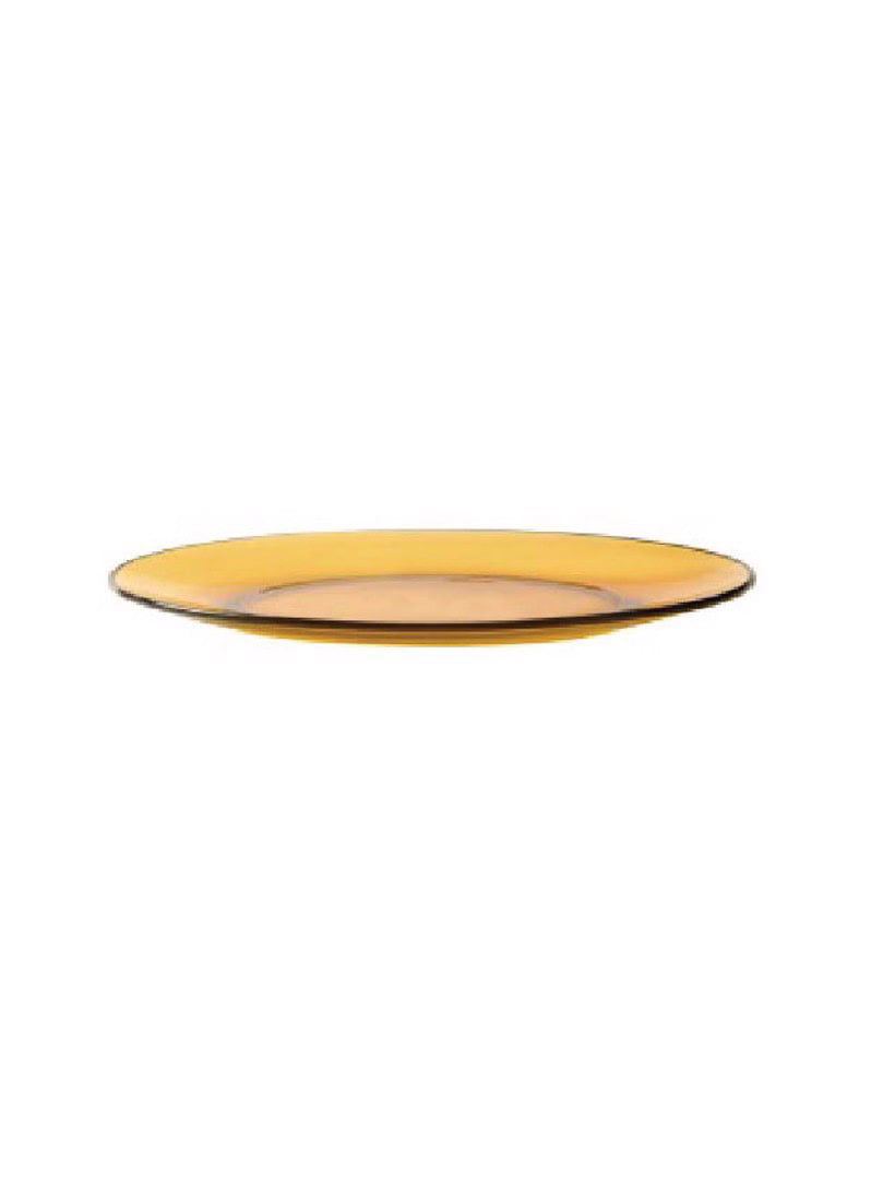 Đĩa thuỷ tinh tráng miệng Duralex Lys Vermeil 19cm màu đỏ amber - 3008DF06C1111