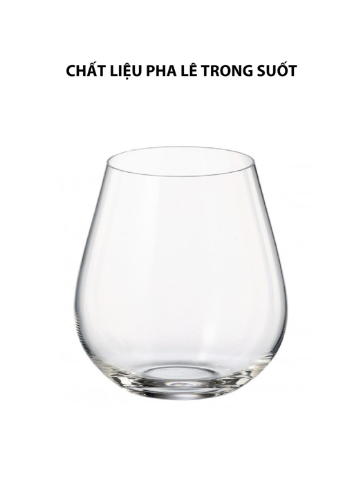 Bộ 6 Ly uống nước pha lê Columba Bohemia 380ml - 91E.2SF78.380-B