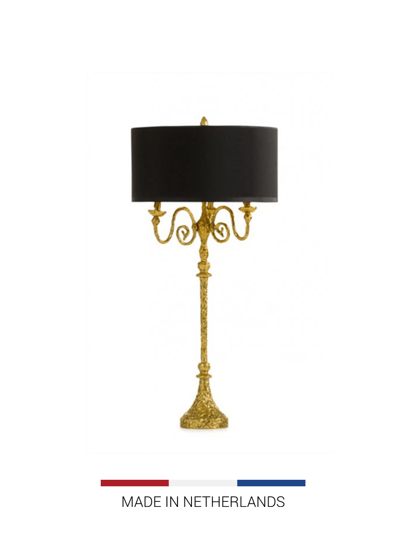 Đèn bàn mạ vàng có lồng chụp Pieter Adam PA 2864