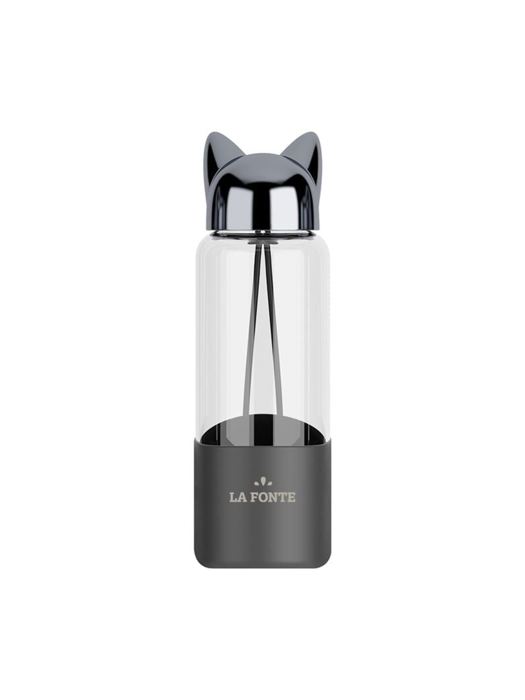Bình thủy tinh La Fonte 350ML màu đen - 007429-BLA