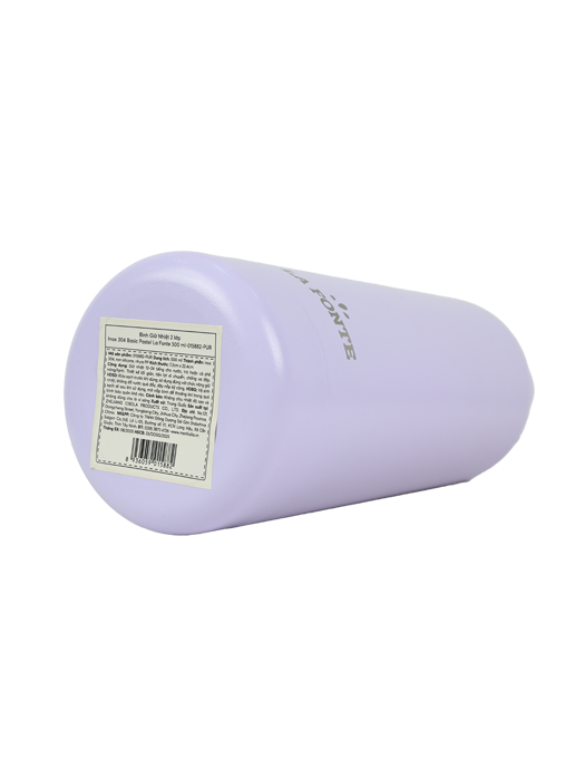 Bình giữ nhiệt 2 lớp Inox 304 Basic Pastel La Fonte 500 ml-015882-PUR