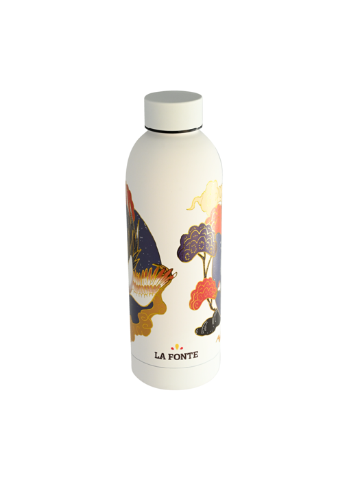 Bình Giữ Nhiệt La Fonte In Hình 3D Chim Hạc-500ML-014793