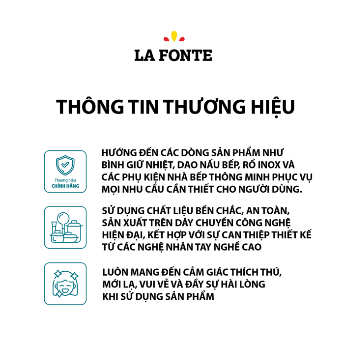 Bình Nước Thể Thao La Fonte Cá Tính 650ml 011440, Chất liệu PP cao cấp, an toàn sức khỏe - Chính hãng MORIITALIA