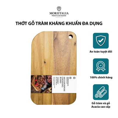 Thớt gỗ tràm Moriitalia kháng khuẩn đa dụng THOT00008372