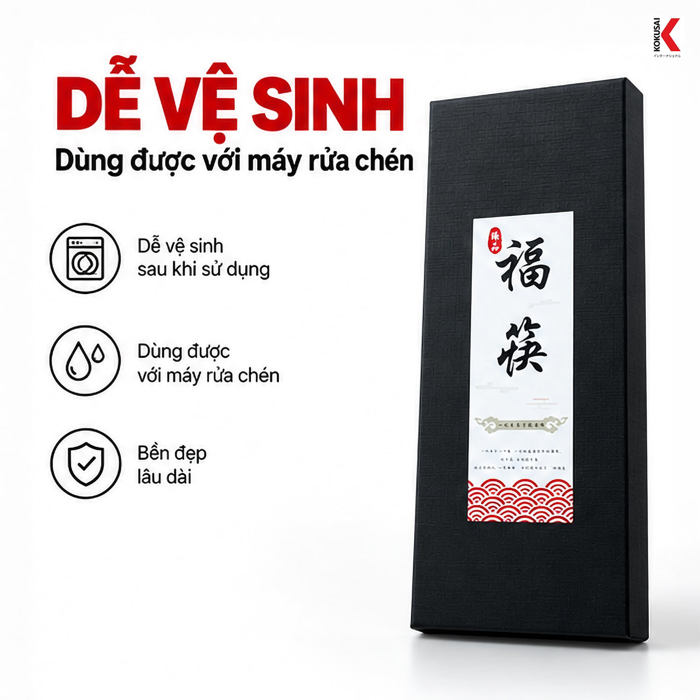 Đũa Gỗ Kokusai Vỉ 5 Đôi – Tiện Dùng Trong Bữa Ăn