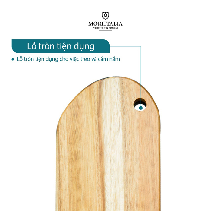 Thớt gỗ tràm Moriitalia cao cấp đa dụng an toàn cho sức khoẻ THOT00008389