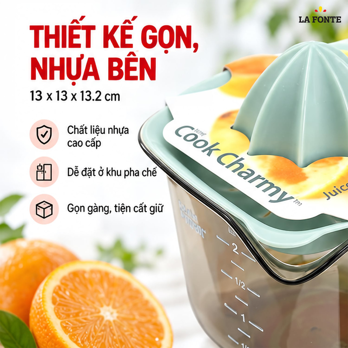Dụng Cụ Vắt Cam La Fonte – Ép Nhanh Gọn