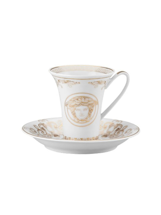 Bộ tách cà phê Espresso Versace Medusa Gala 1 tách và 1 dĩa - 403635.14720