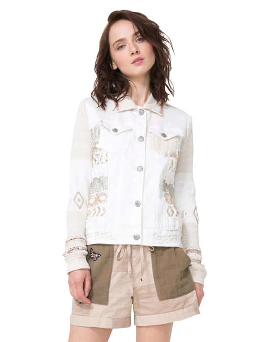 Áo khoác nữ COAT DENIM NATURE - 74E2WD15178