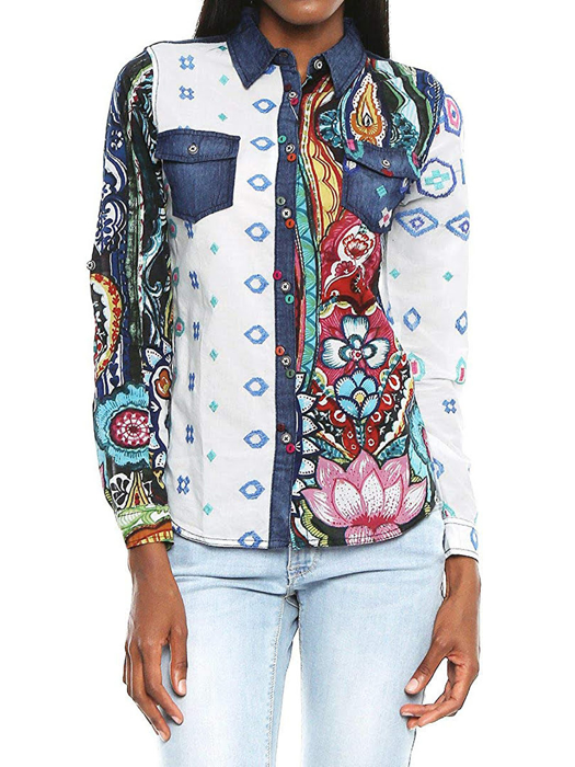 Áo dài tay nữ Desigual - 72C2EJ43033