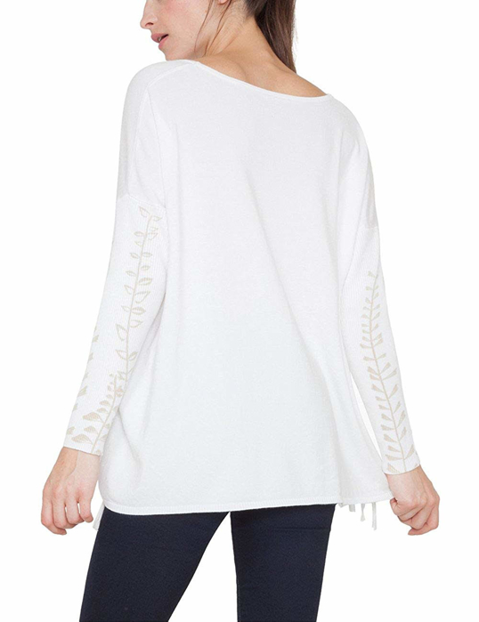 Áo dài tay màu be họa tiết nhiều màu Desigual - 71J2WF31001
